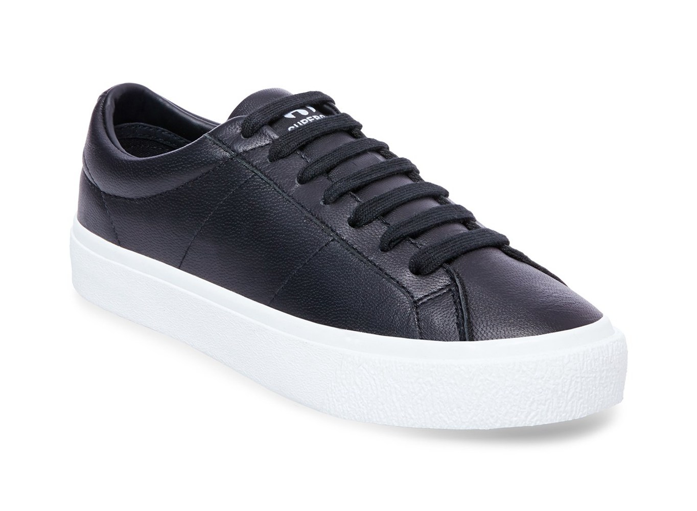Zapatillas Superga Mujer Negras/Blancas - 2899 Goatnappau - 839270DFK